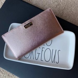 Kate Spade Metallic Stacy Wallet